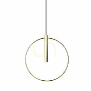 Pendellampa Antigo Faro rund polerad mässing 32 cm LED G9 8290 small 0