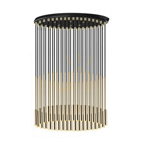 Pendellampa Antigo Lara 35 polerad mässing/svart 420 mm 8348 small 0