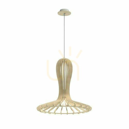 Kontrollera Pendellampa Antigo Rina natur plywood 46 cm E27 5018