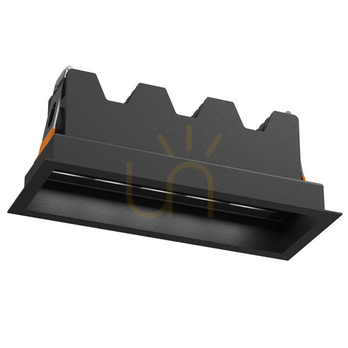 Kontrollera Inbyggd LED-armatur Antigo A-Glare 5 svart 3000K 3046