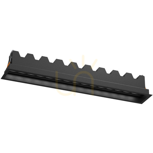Kontrollera Inbyggd LED-armatur Antigo A-Glare 15 svart 3000K 3054