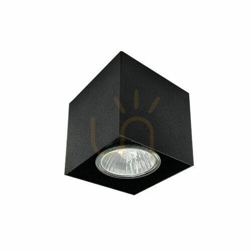 Kontrollera Plafond Antigo Cage Mini svart stål GU10 7 cm 1074