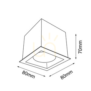 Plafond Antigo Cage Out Mini vit stål GU10 70 mm 1079 small 1