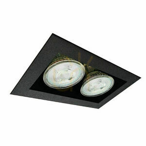 Infälld spotlight Antigo Cage Mini 2 svart stål GU10 3034 small 0