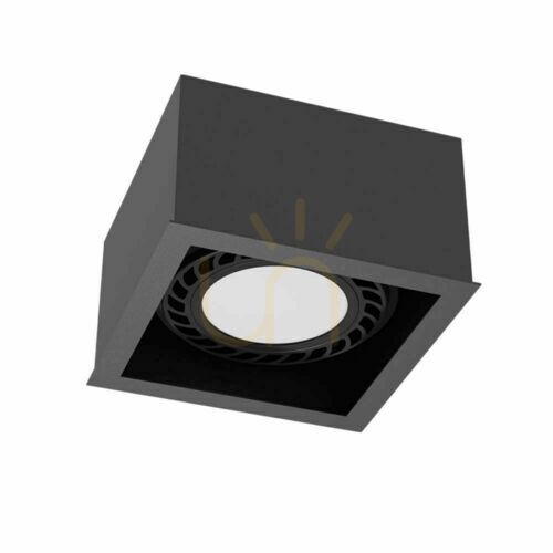 Kontrollera Plafond Antigo Cage svart 13,5 cm LED ES111 1271