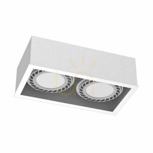 Kontrollera Plafond Antigo Cage Out 2 vit LED ES111 1274