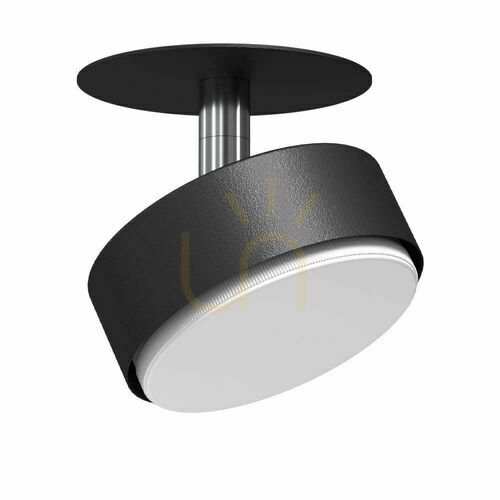 Kontrollera Inbyggd lampa Antigo Drop svart stål GX53 8x8 cm 3258