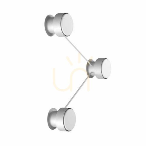 Kontrollera Vägglampa Antigo Etna 3 vit stål GX53 LED 1024