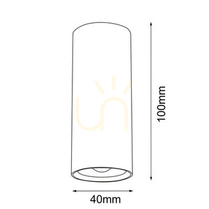 Plafond Antigo Point 40 svart LED MR11 100 mm 1250 small 1