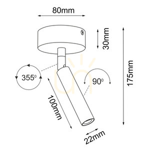 Spotlight Antigo Point 22 Move vit LED G9 2283 small 1