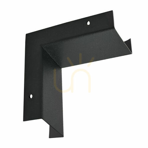 Kontrollera Hörndel för samlingsskena Antigo Line Move svart stål 10x10 cm 1068