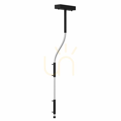 Kontrollera Vägglampa Antigo Alha S svart LED 100 cm 9068