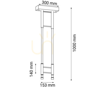 Pendellampa Antigo Alha S 2 svart LED 4000K 30 cm 9072 small 1