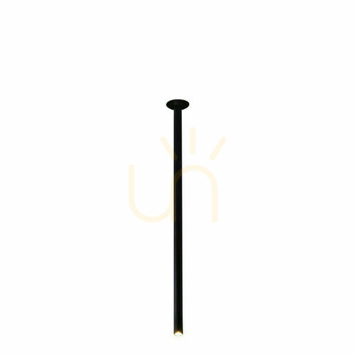 Kontrollera Infälld lampa Antigo Alha T svart 100 cm stål LED G9 9093