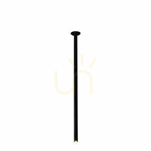Infälld lampa Antigo Alha T svart stål 110 cm G9 9103 small 0