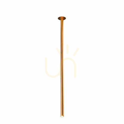 Kontrollera Infälld taklampa Antigo Alha T polerad koppar 120 cm LED G9 9116
