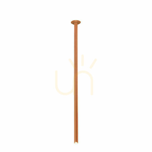 Kontrollera Infälld taklampa Antigo Alha T matt koppar 120 cm 9439