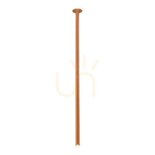 Kontrollera Infälld taklampa Antigo Alha T koppar matt 130 cm 9443