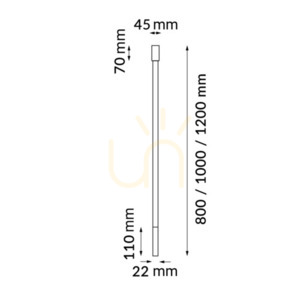 Plafond Antigo Alha N svart 120 cm stål G9 LED 9250 small 1