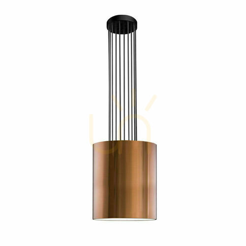 Kontrollera Pendellampa Antigo IHI svart/koppar 48 cm E27 LED 9493