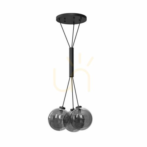 Kontrollera Pendellampa Antigo iO 3 svart 60 cm LED E27 9143