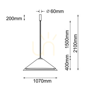Taklampa Antigo Ponte 107 svart LED 3000K 5049 small 1