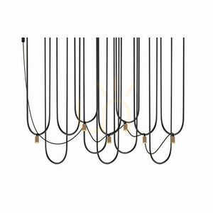 Pendellampa Antigo Udin 6 svart platina stål 9783 small 0
