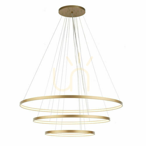 Kontrollera Pendellampa Antigo Agari Multi 3 guld LED 117 cm 5421