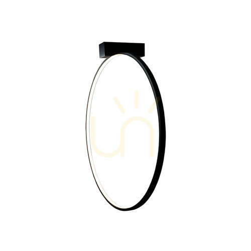 Kontrollera Vägglampa Antigo Agaro svart LED 61 cm 4000K 4302