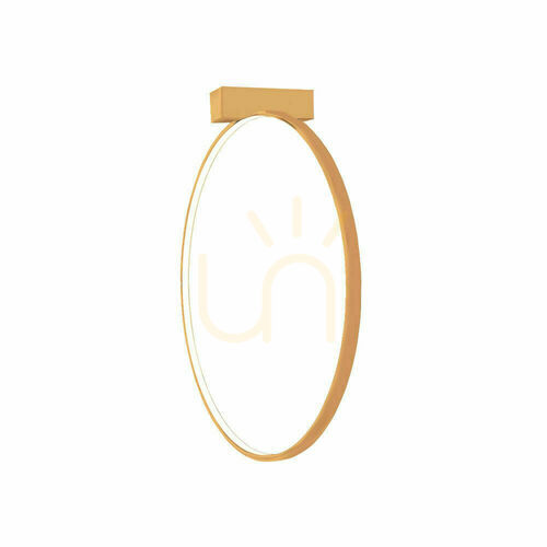 Kontrollera Vägglampa Antigo Agaro guld LED 61 cm 4304