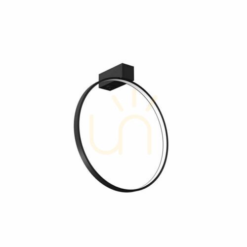 Kontrollera Vägglampa Antigo Agaro svart LED 31 cm 4000K 4307