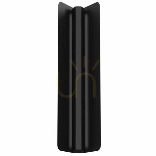 Kontrollera Vägglampa Antigo Agrola svart LED T5 60 cm 4006