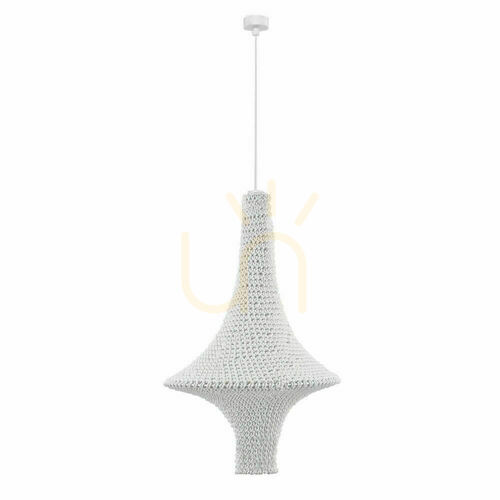 Kontrollera Pendellampa Antigo Alda M vit 42 cm E27 LED 5115