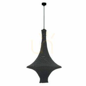 Pendellampa Antigo Alda L svart 50 cm stål E27 5113 small 0
