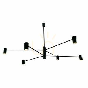 Pendellampa Antigo Dakata 6 svart LED MR11 124,5 cm 5638 small 0