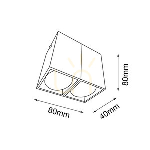 Plafond Antigo Doha 2 svart stål LED MR11 80 mm 1096 small 1