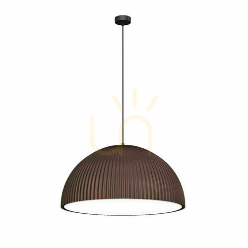 Kontrollera Pendellampa Antigo Gandra choklad matt 60 cm E27 LED 5039