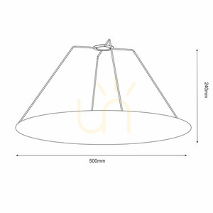 Lampskärm Antigo Gandra vit genomskinlig 50x50 cm 5055 1 Lampskärm Antigo Gandra vit genomskinlig 50x50 cm 5055 small 1