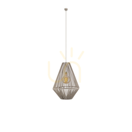 Kontrollera Pendellampa Antigo Hagata beige 40 cm E27 5127