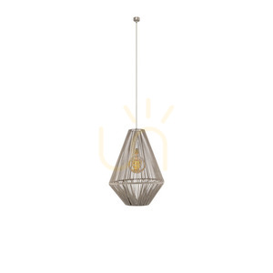 Pendellampa Antigo Hagata beige 40 cm E27 5127 small 0