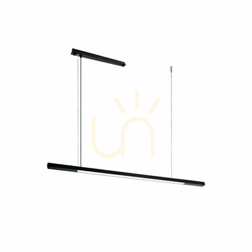 Kontrollera Pendellampa Antigo Hakoda svart LED 130 cm 8656