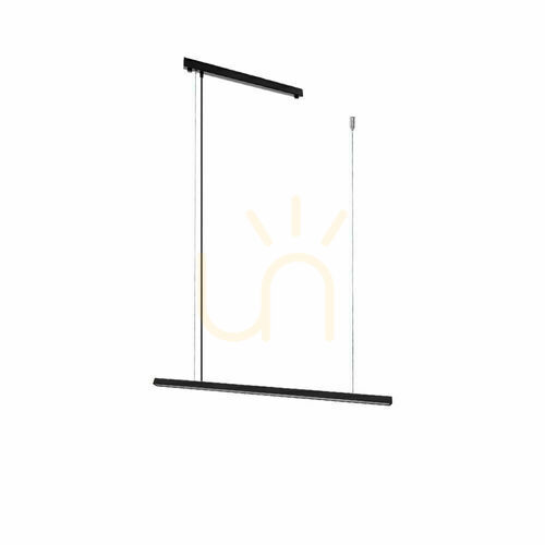 Kontrollera Pendellampa Antigo Hanawa svart LED 90 cm 4000K 8652