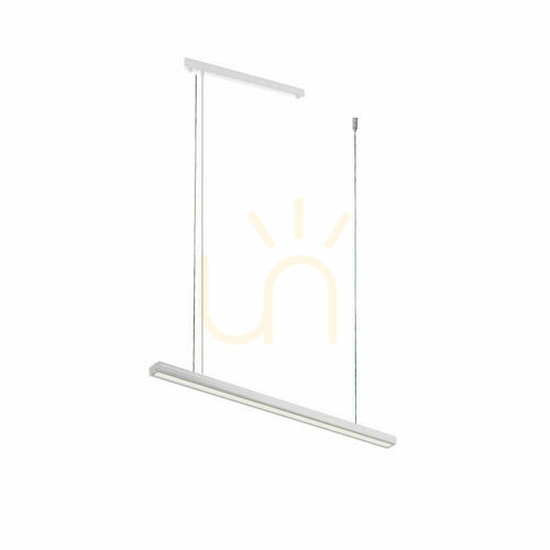 Kontrollera Pendellampa Antigo Hiate Line vit LED 90 cm 4000K 1847