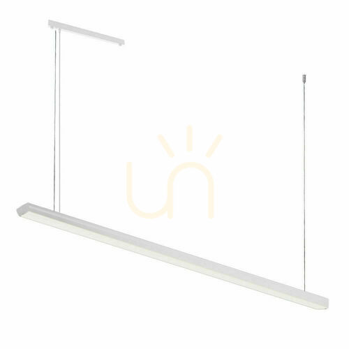 Kontrollera Pendellampa Antigo Hiate Line vit LED 180 cm 4000K 1859