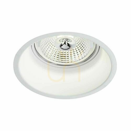 Kontrollera Infälld lampa Antigo Kami vit LED ES111 18,3 cm 7379