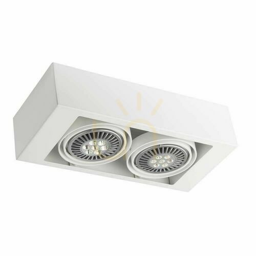 Kontrollera Plafond Antigo Koga 2 vit LED ES111 40 cm 7121