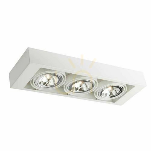 Kontrollera Plafond Antigo Koga 3 vit LED ES111 55 cm 7127