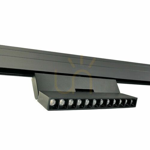 Kontrollera Spotlight Antigo Komatsu magnetisk svart LED 22 cm 3000K 6498