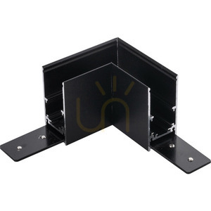 L-koppling för magnetisk skena Antigo Komatsu 48V svart aluminium 6517 small 0