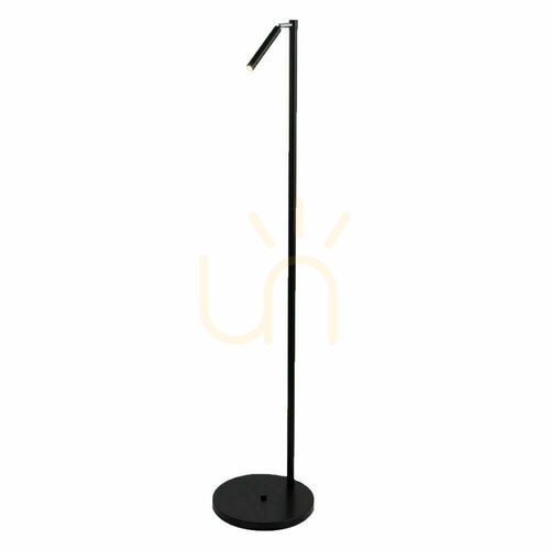Kontrollera Golvlampa Antigo Kosame F svart LED G9 129 cm 7872